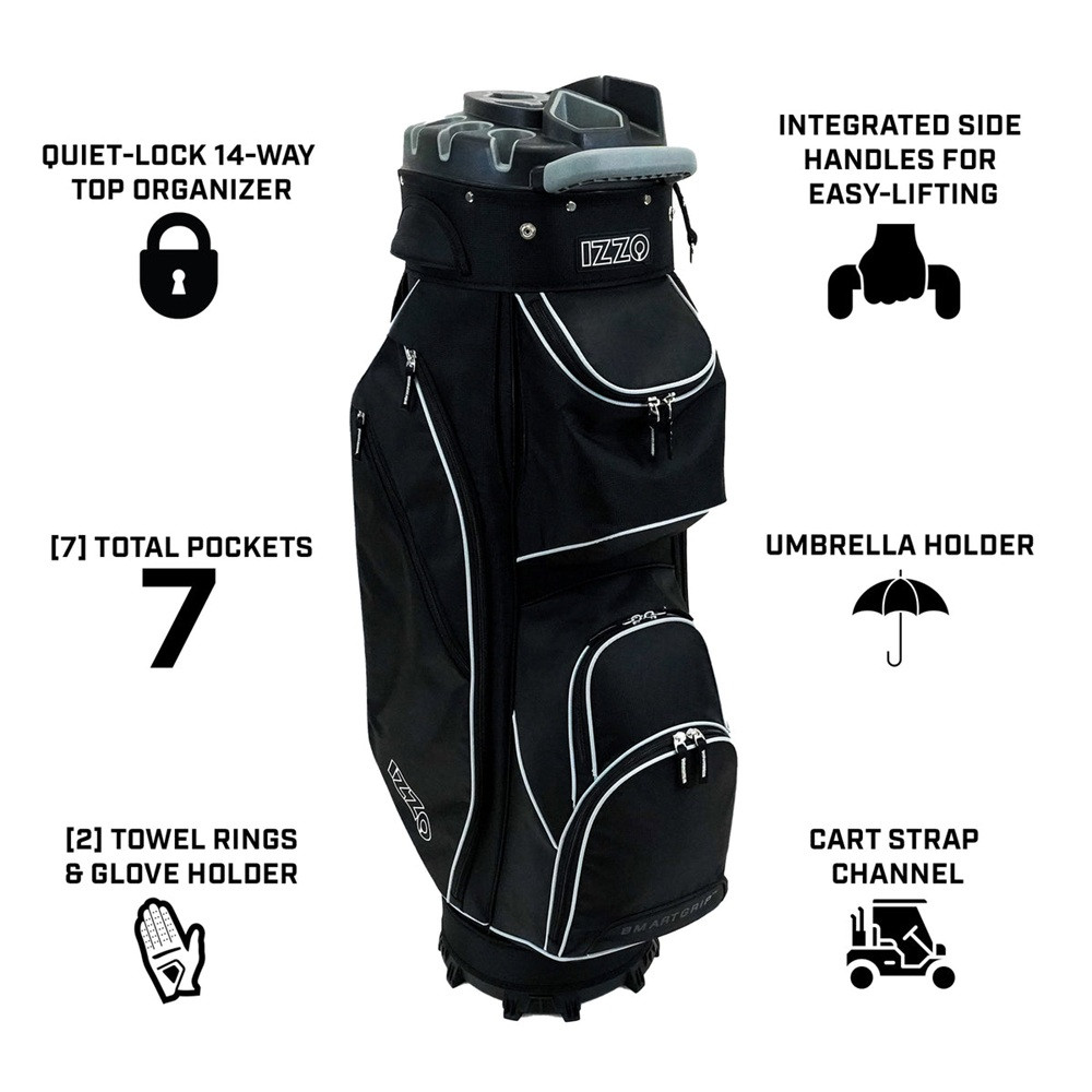 Izzo Golf Vault Cart Bag - Maple Hill Golf